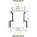 OHA HT/SML-Rohrverbinder DN 50 / DN 50