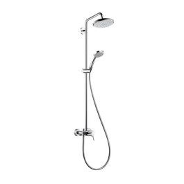 Hansgrohe Showerpipe Croma 220 für die Dusche mit Brausemischer in chrom