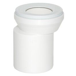 Viega WC Anschlussstutzen DN100 x 155 mm Kunststoff weiß