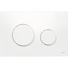 Przycisk do WC TECEloop, technologia 2-flush, biały plastik